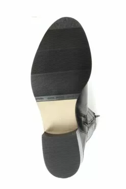 Jones Bootmaker Phoebe Kniehohe Lederstiefel Mit Weiter Wade, Schwarz -Winterschuhe Verkaufs-Shop 6930R2s6