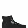 Superga 2341 Alpina Nappa Lederstiefel, Schwarz