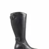 Jones Bootmaker Carrara Wadenhohe Lederstiefel In Weiter Passform, Schwarz