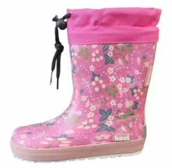 Koel TOGGLE Gummistiefel Flowers Fuchsia Barfuß Regenstiefel Leicht Gefüttert -Winterschuhe Verkaufs-Shop Koel 154 4 1280x1280
