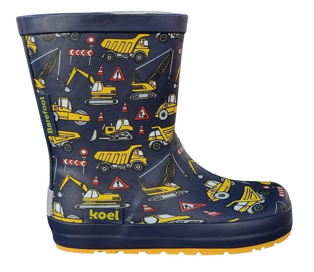 Koel Gummistiefel Traktor + Bagger Wellies Barfuß Regenstiefel Blau 7 Koel Gummistiefel Traktor + Bagger Wellies Barfuß Regenstiefel Blau – Bild 7