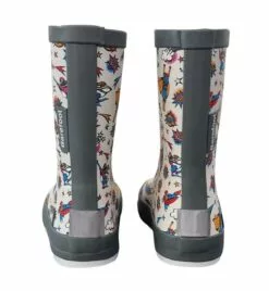 Koel Gummistiefel Super Heroes Wellies Barfuß Regenstiefel Creme/bunt -Winterschuhe Verkaufs-Shop Koel 732 4 1280x1280