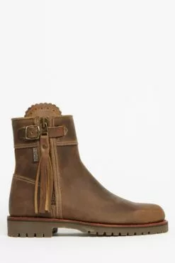 Penelope Chilvers Kurze Lederstiefel Mit Quastendetail