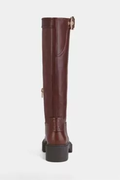 Coach Lilli Wadenhohe Lederstiefel -Winterschuhe Verkaufs-Shop T11352s3