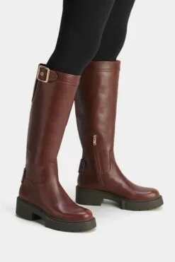Coach Lilli Wadenhohe Lederstiefel -Winterschuhe Verkaufs-Shop T11352s5
