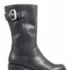 Jones Bootmaker Damen Lacee Wadenhohe Lederstiefel, Schwarz